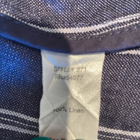 Cabi nautical stripe linen blazer - Picture 5 of 6